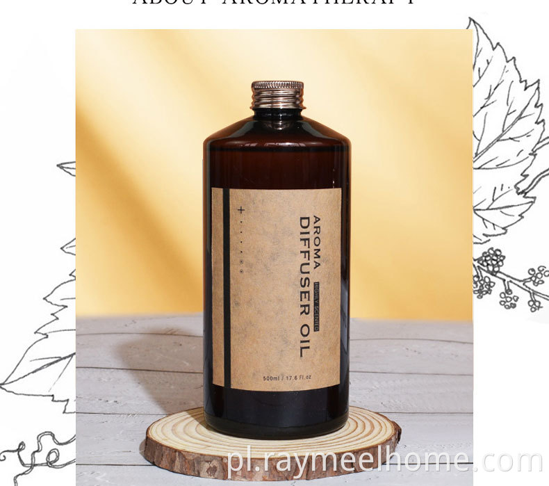 Hurtowa fabryka produkcji 100 ml 200 ml 500 ml domowy zapach trzciny dyfuzyjnej napełnianie zapachu dyfuzora